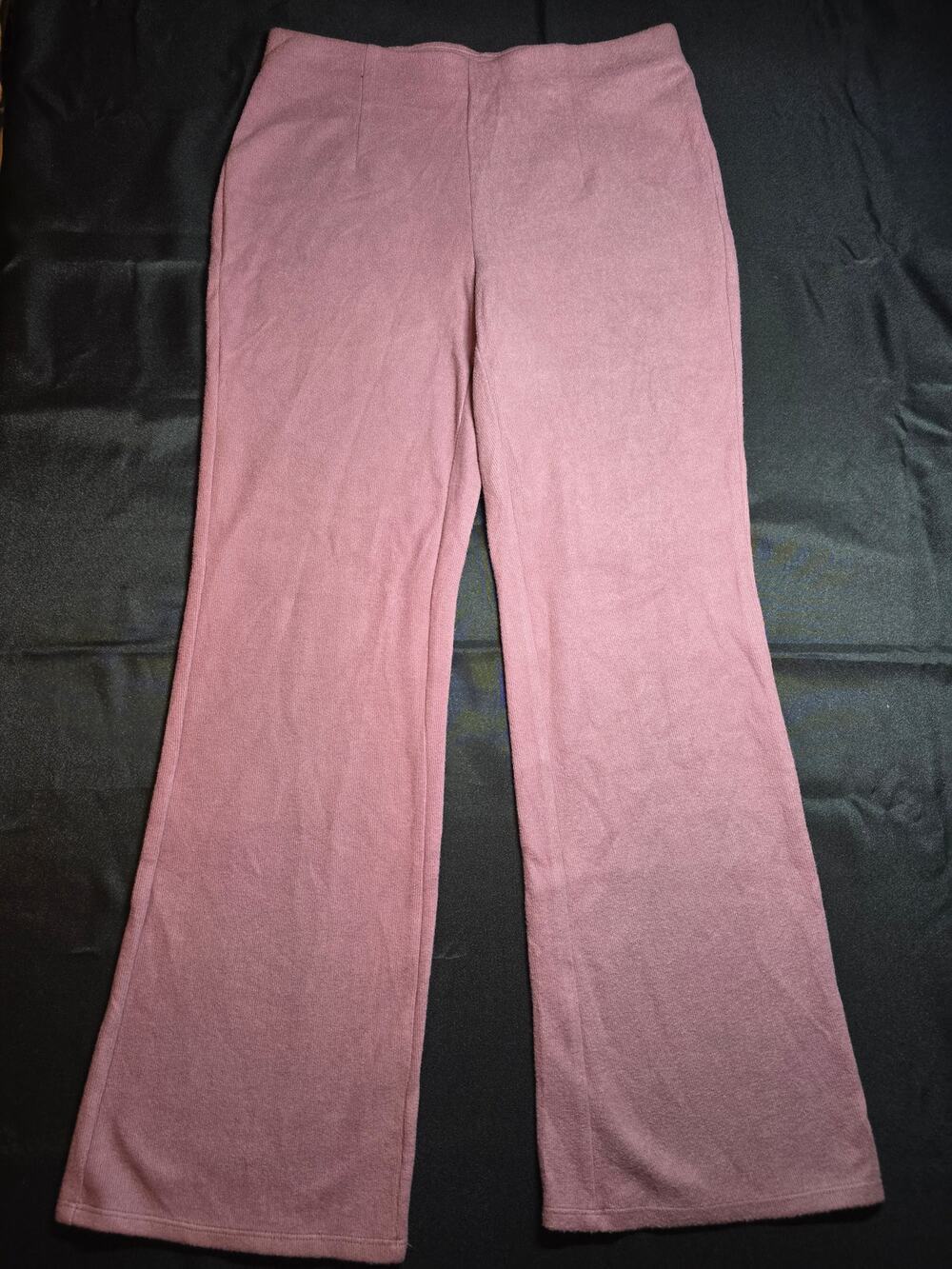 A New Day Mauve Wide Leg Lounge Pants Soft Knit Pull On